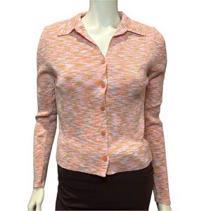 Asos Multicolor Cardigan with Collar Size 6